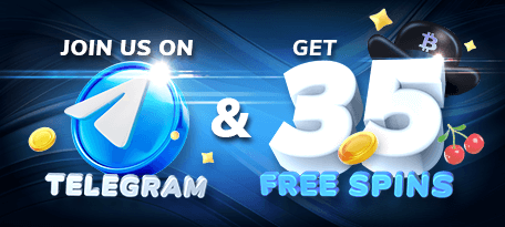 JOIN US ON TELEGRAM & GET 35 FREE SPINS